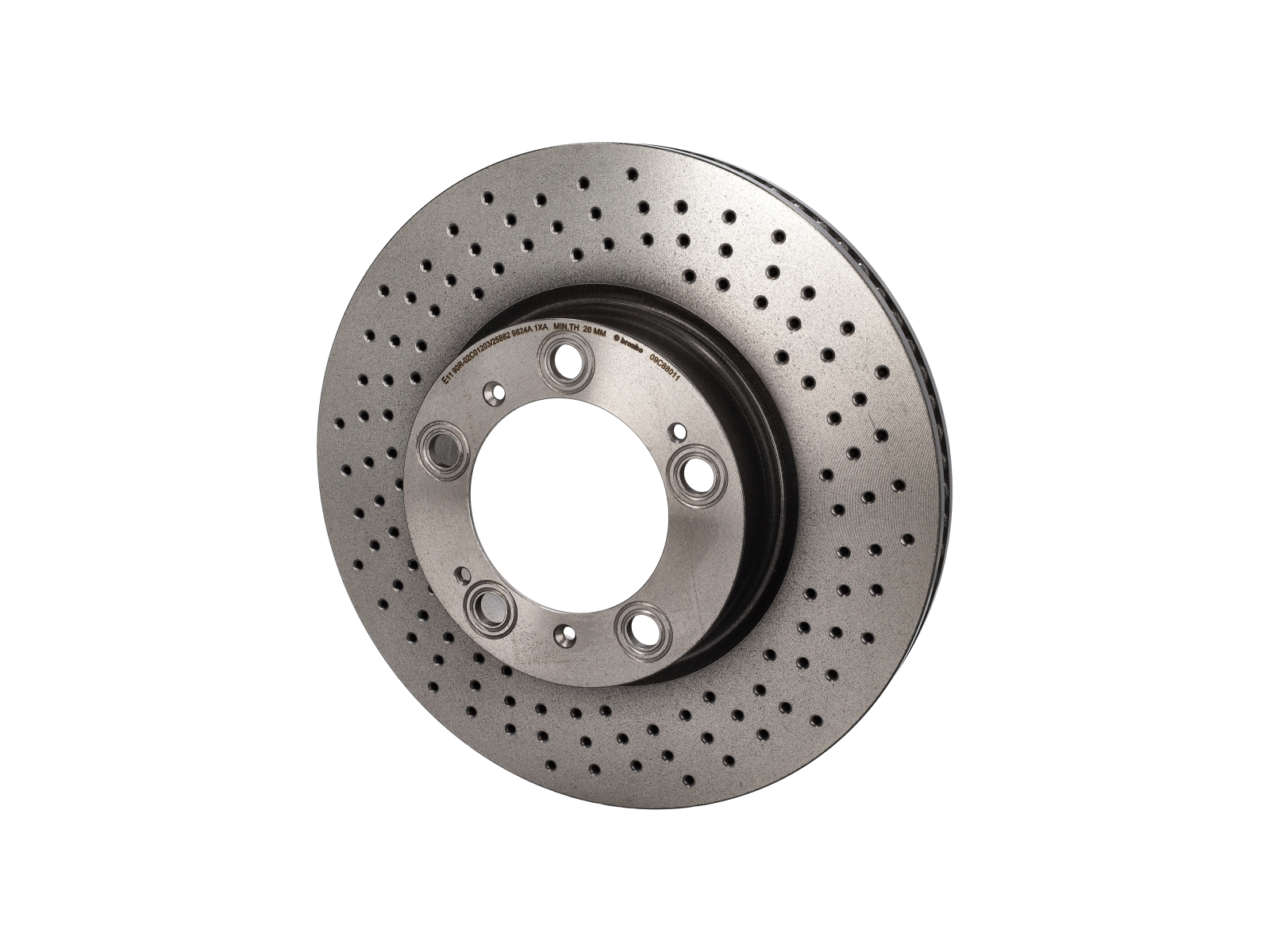 Front brake disc, ventilated, 318x28 mm
