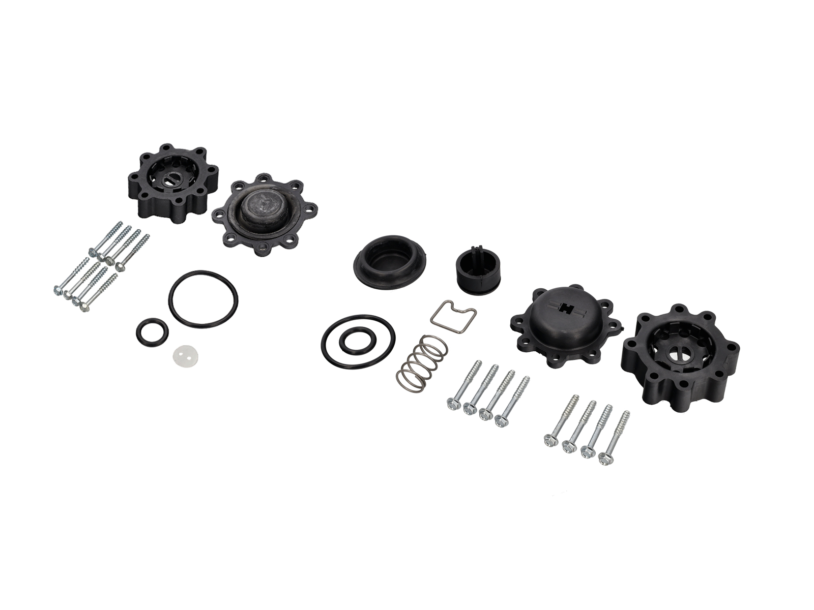 Replacement bleed valve cap with 8 screws and seal.
